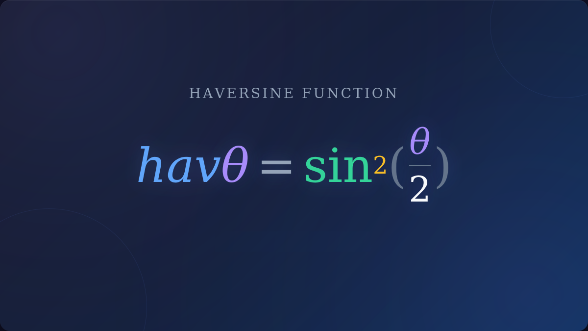 TIL: Haversine Calculations